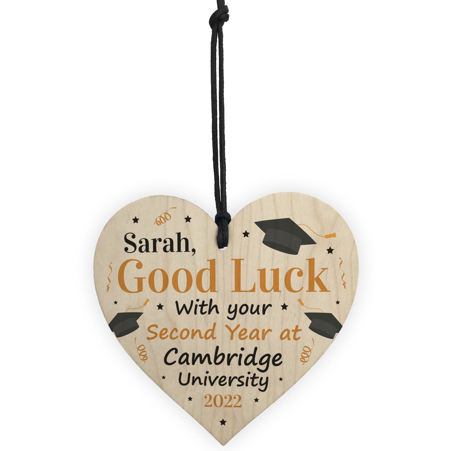 PERSONALISED University Second 2nd Year Good Luck Gifts