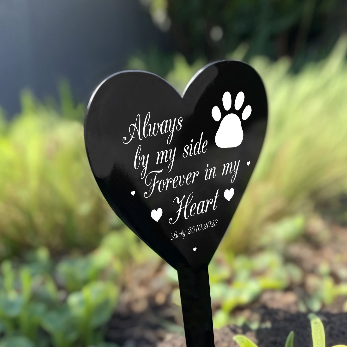 Memorial Plaque For Pet Dog Cat Personalised Grave Stone Gift