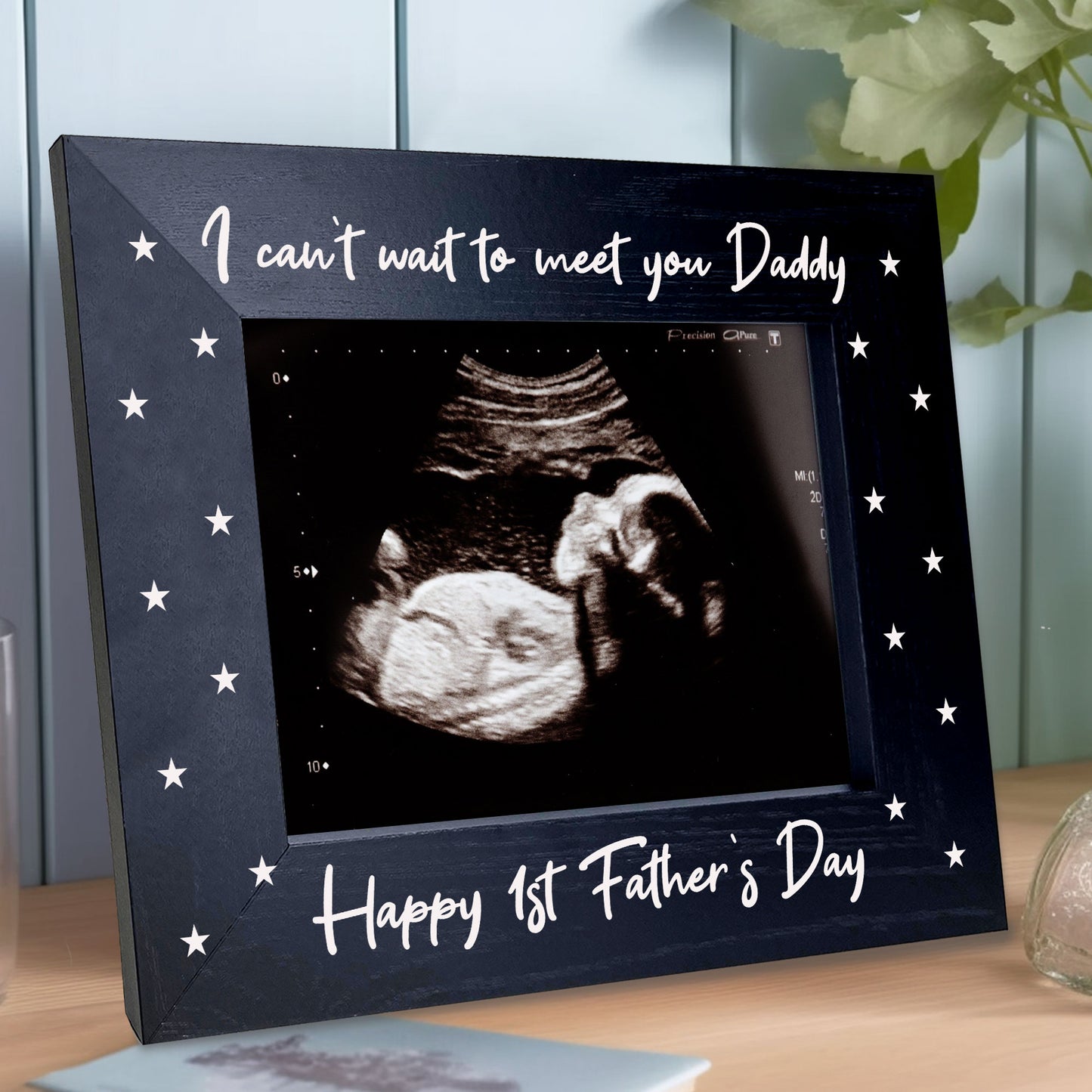 1st Fathers Day Gifts For Daddy Wooden Photo Frame Daddy Gifts