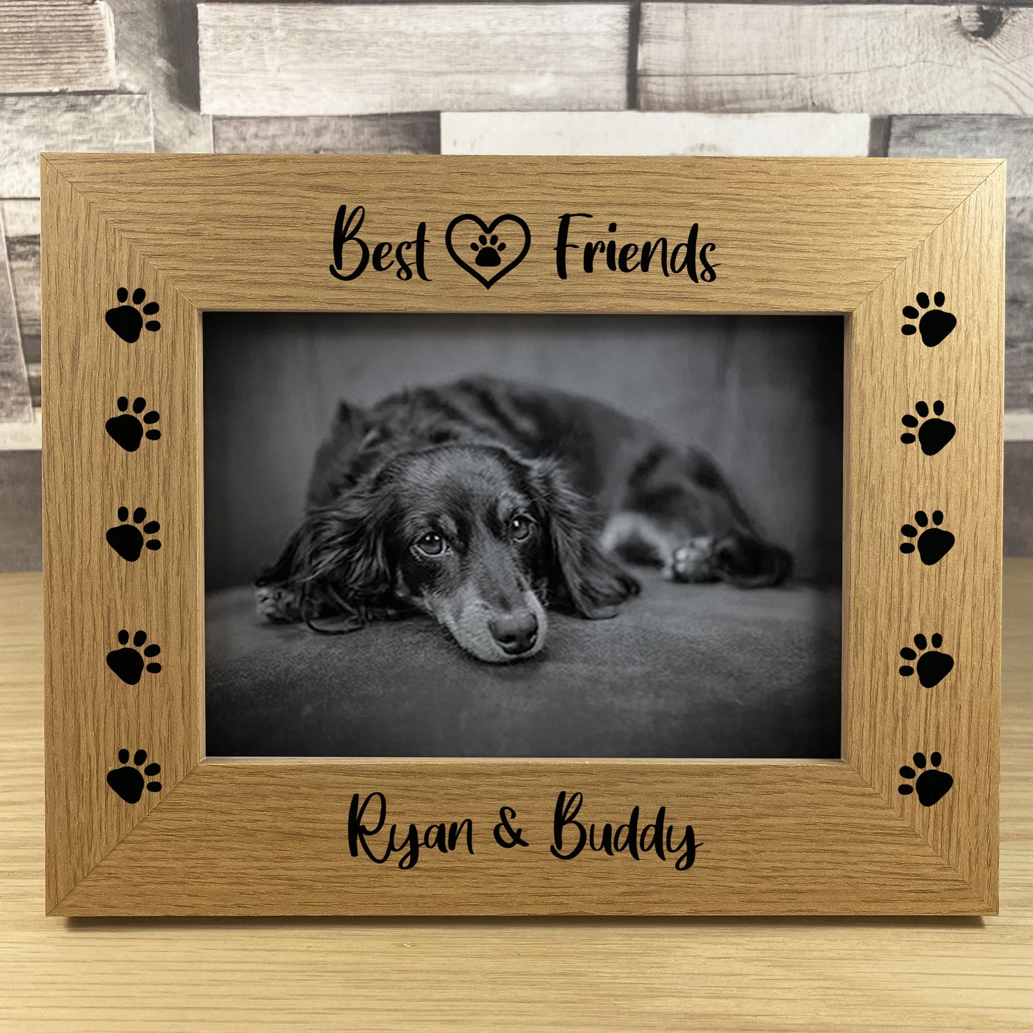 Gift For Family PERSONALISED Photo Frame For PET Dog Cat