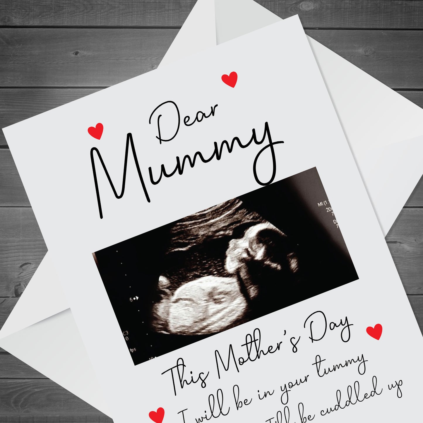 1st Mothers Day Card From Bump Personalised Photo Mummy To Be