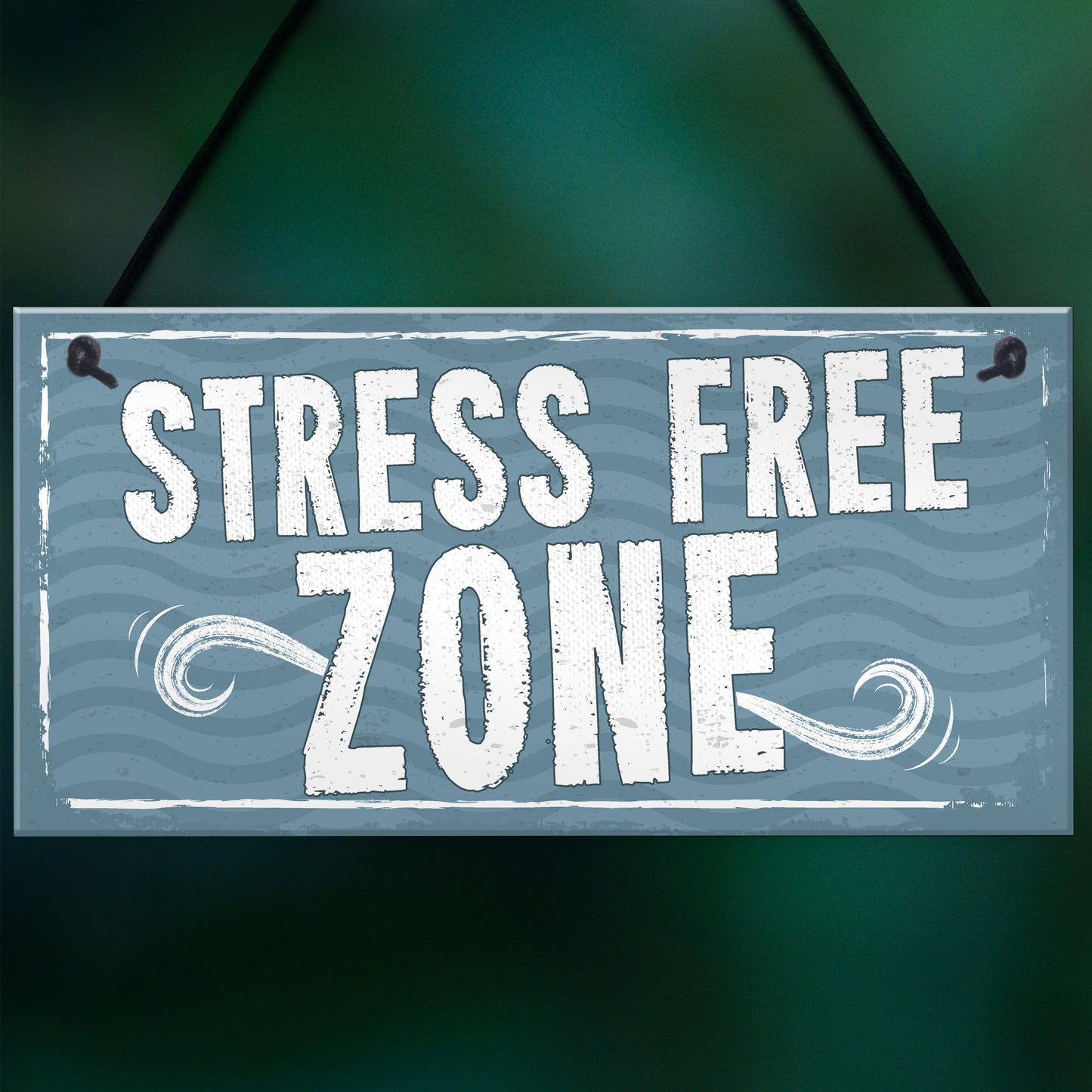 Stress Free Zone Man Cave Shed SummerHouse Sign Hot Tub Gift