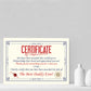 Funny Unusual Daddy Gift Certificate Fathers Day Birthday Gift