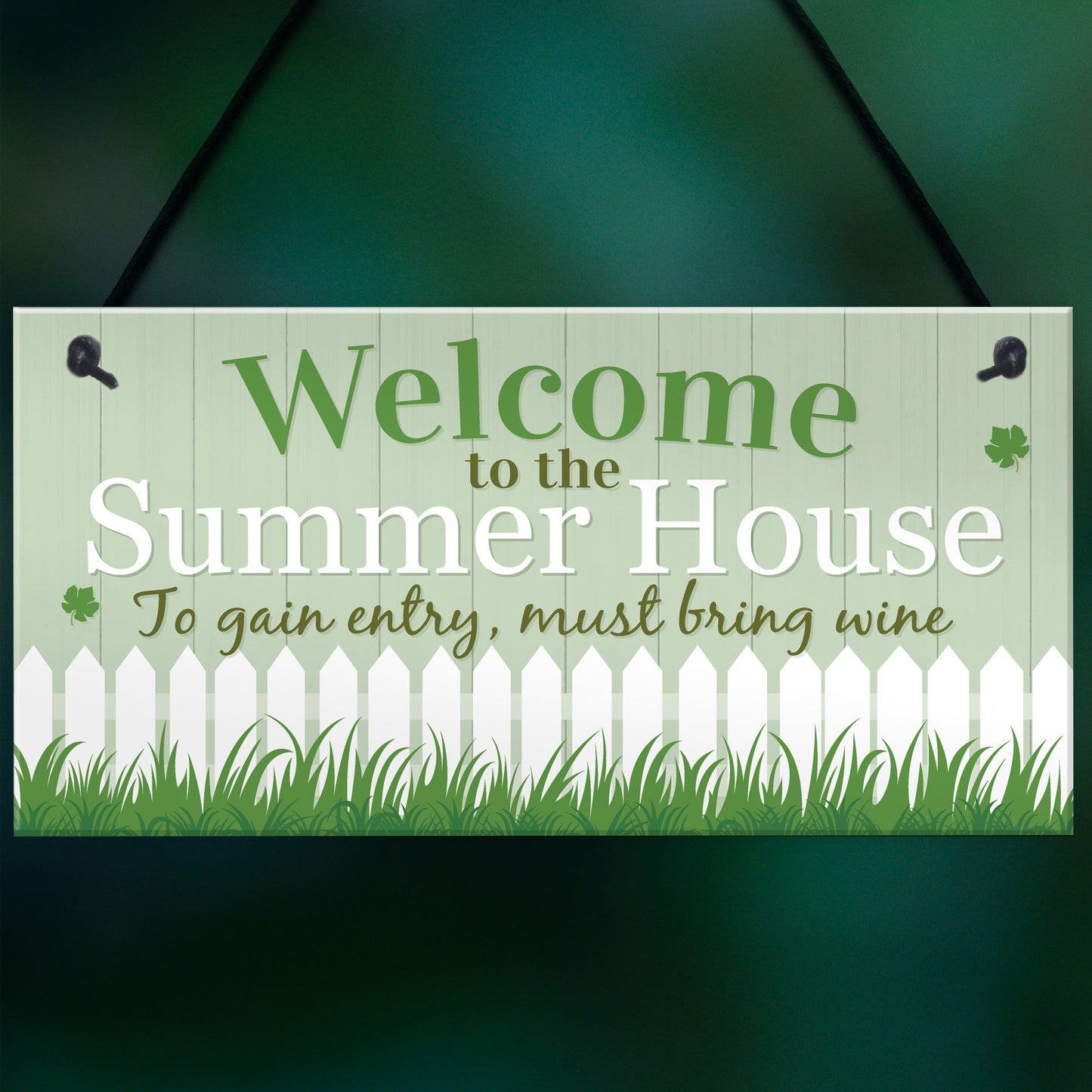 Welcome To Garden Novelty Plaque Summer House Sign Garden Shed