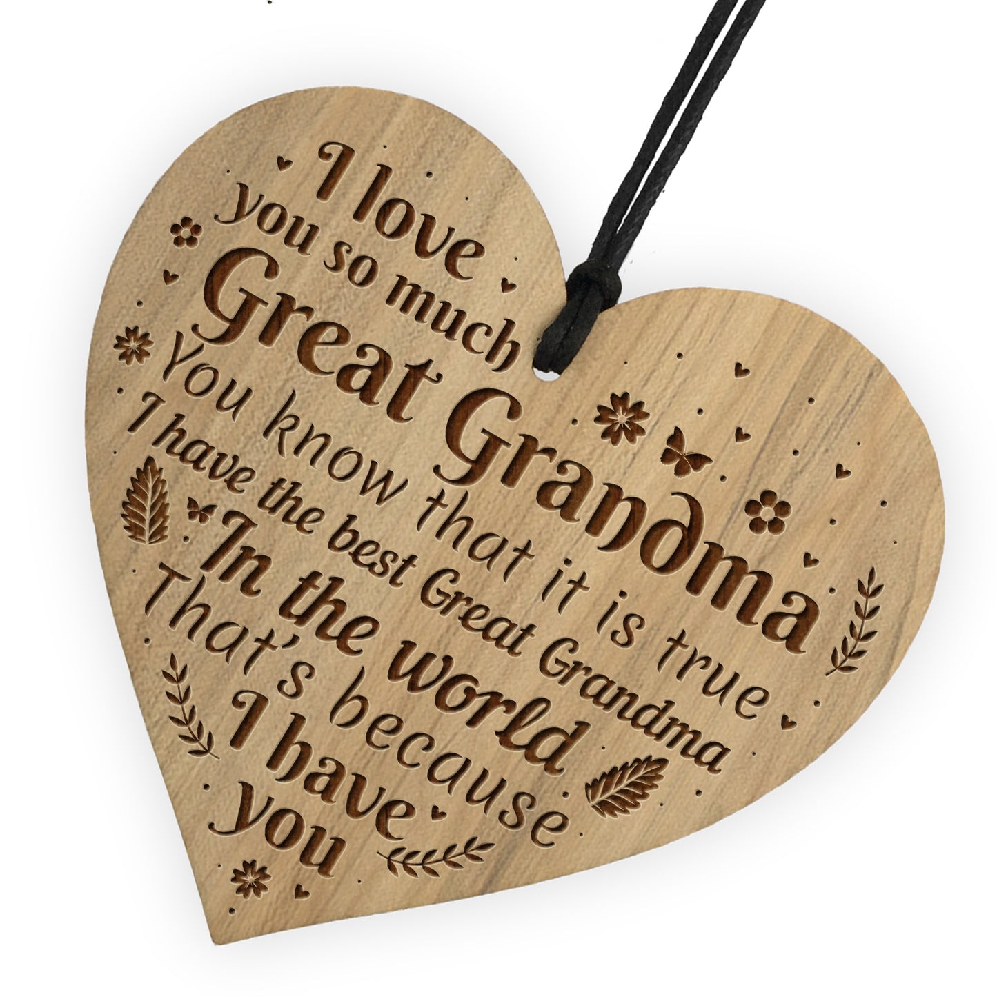 Great Grandma Gift Thank You Birthday Christmas Gift Engraved