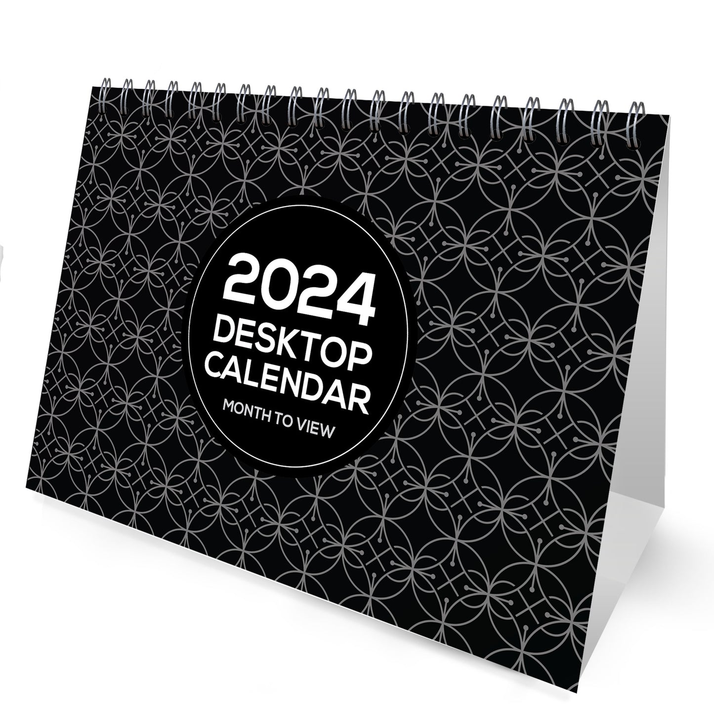 2024 Academic Office Desk Calendar Free Standing Spiral Bound