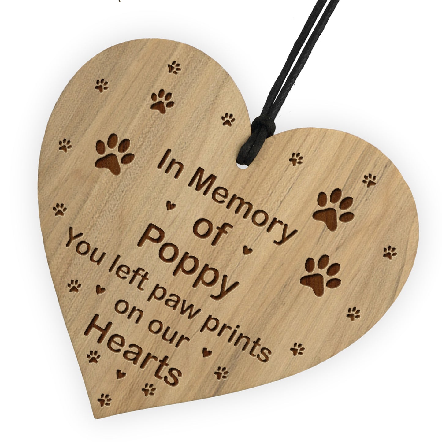 Memorial Plaque For Dog Cat Personalised Engraved Heart Pet Gift