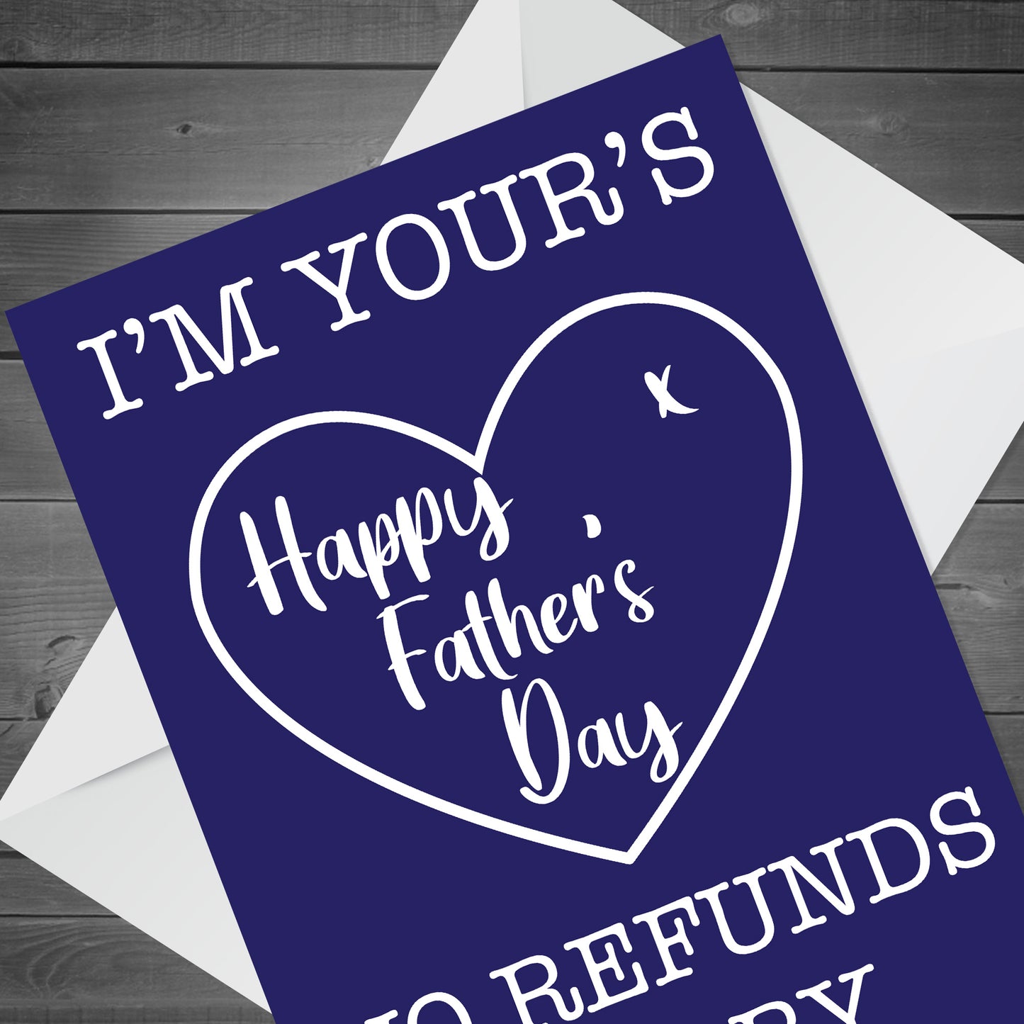 Funny CHEEKY Fathers Day Card For Dad Daddy From Daughter