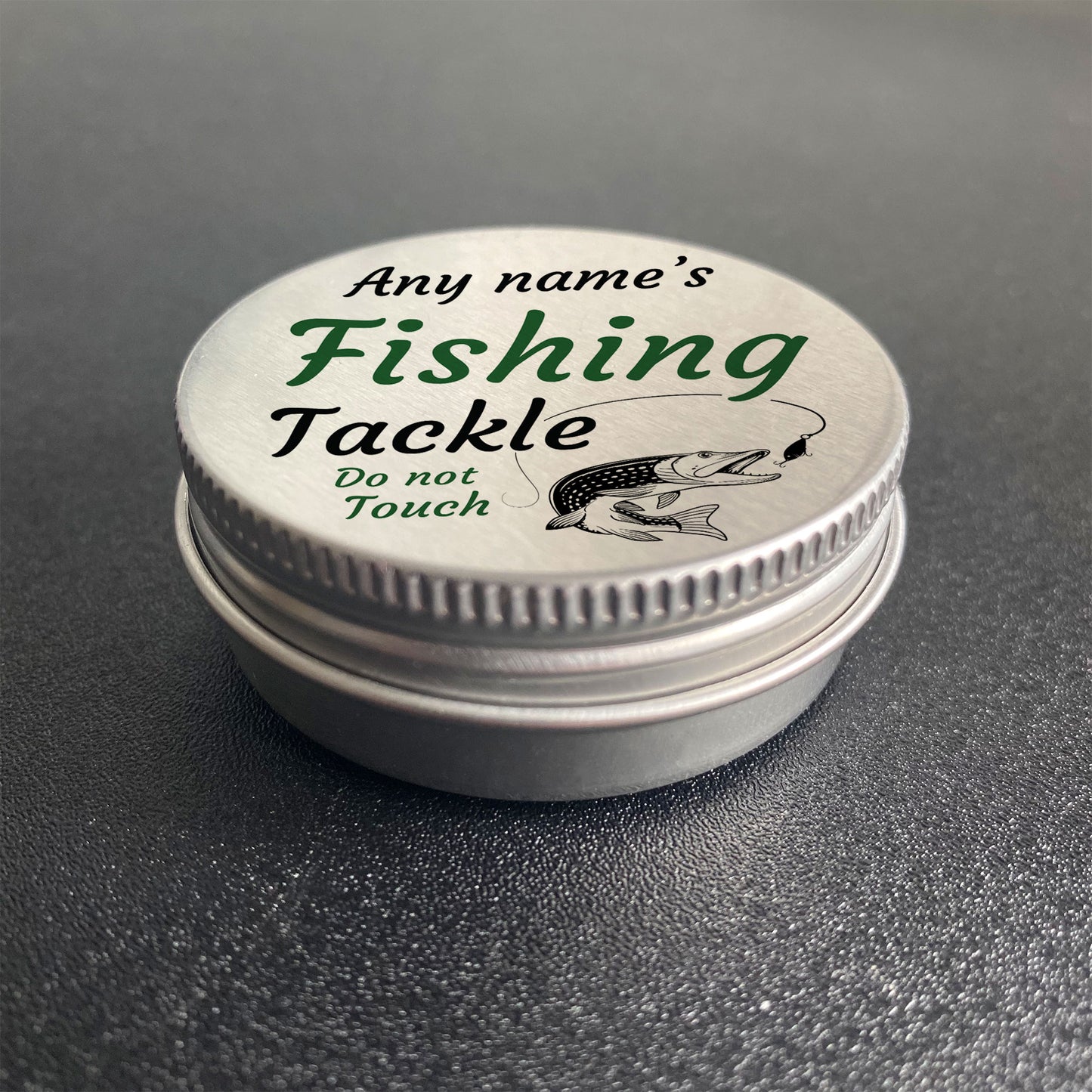 Personalised Fishing Tackle Tin For Line Hooks Novelty Gifts