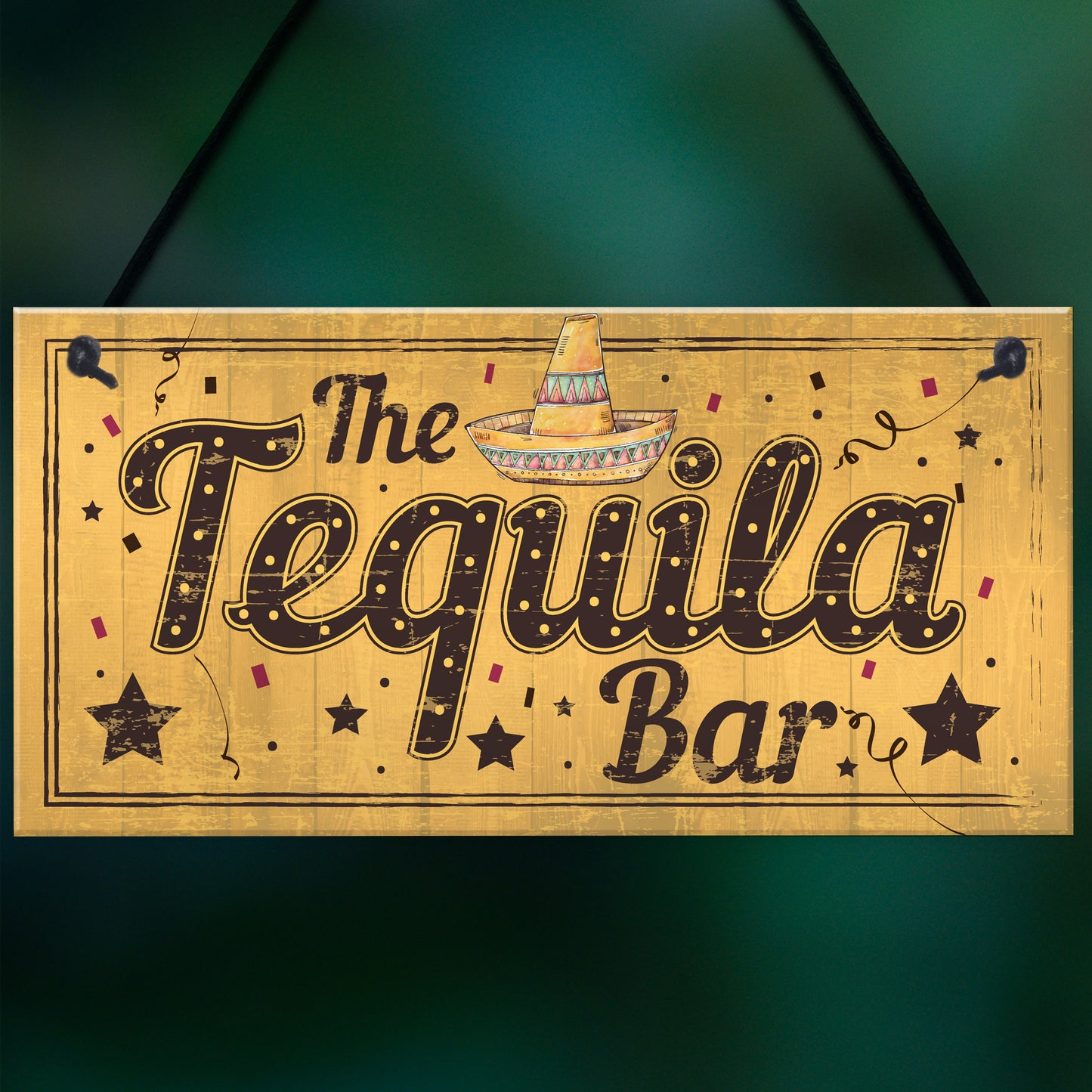 Shabby Chic The Tequila Bar Garden Home Bar Shed Pub Plaque