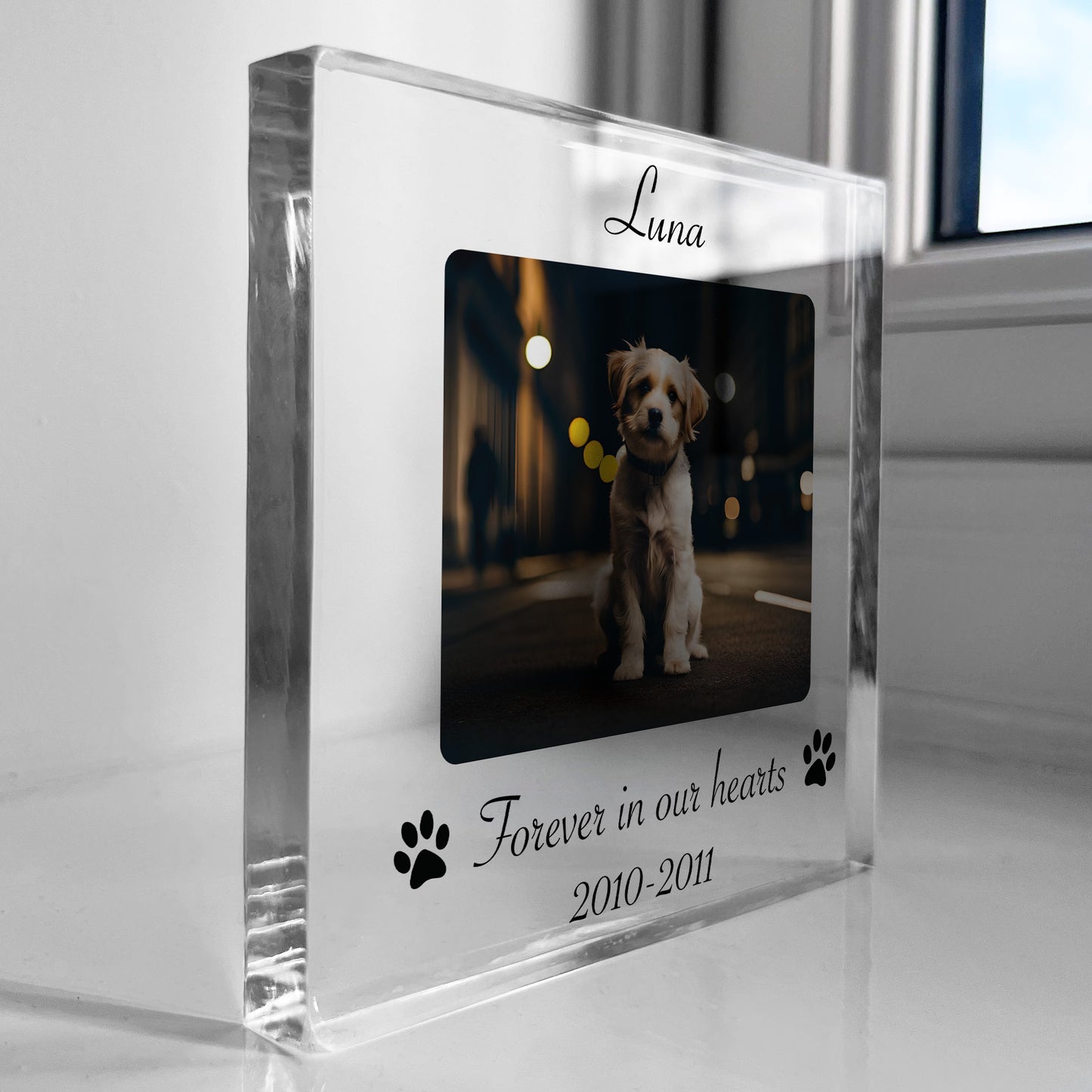 Personalised Memorial Sign For Dog Cat Pet In Memory Plaque