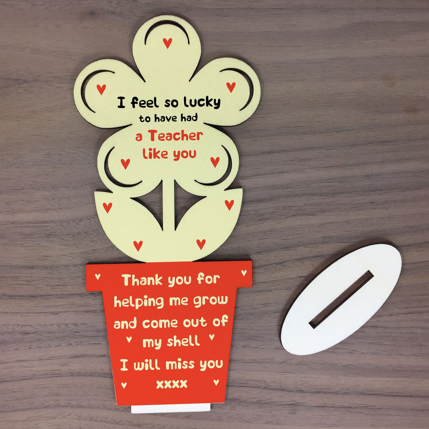 Teacher Gift Thank You School Nursery Pre School Leaving Flower