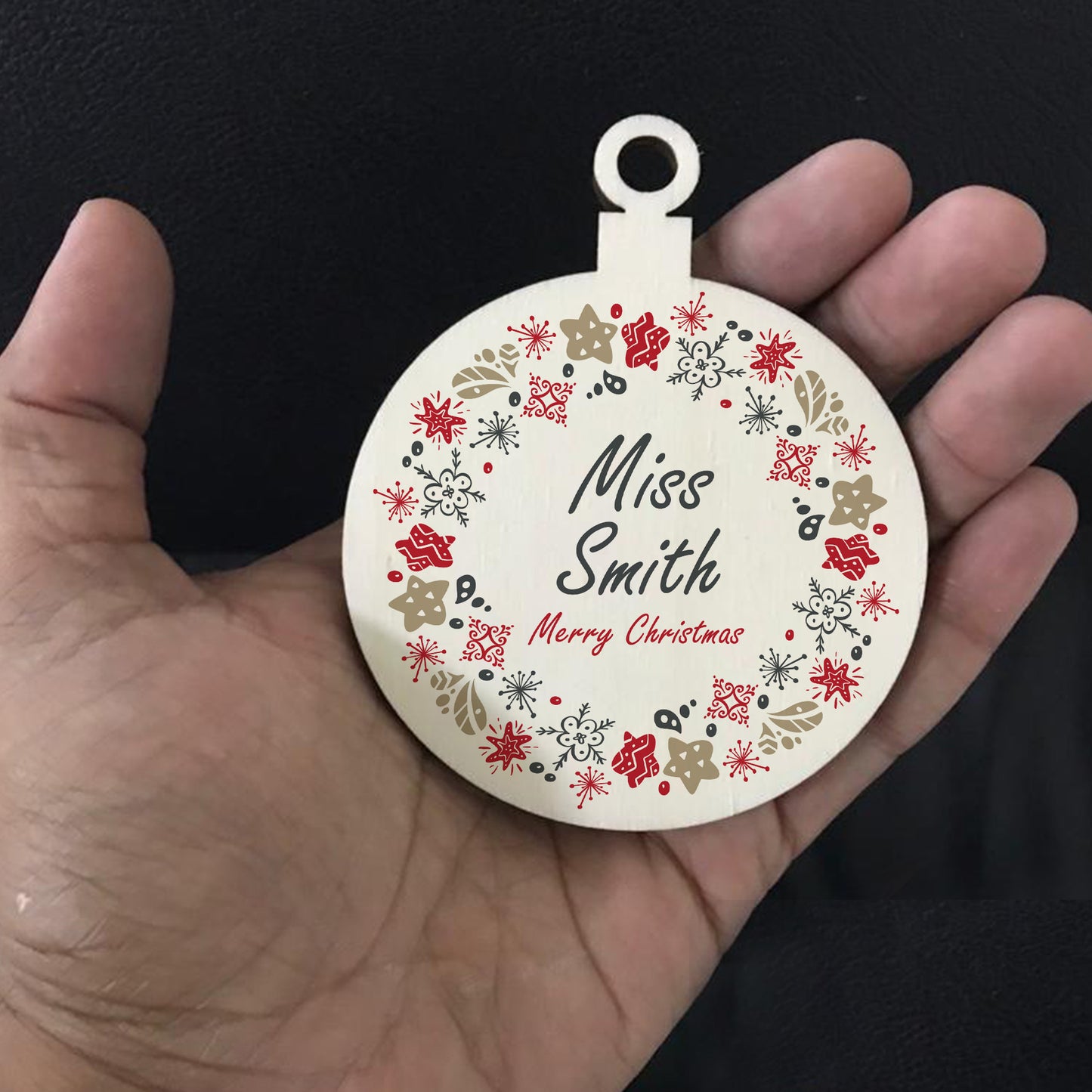 Personalised Christmas Decoration For Teacher Christmas Gift