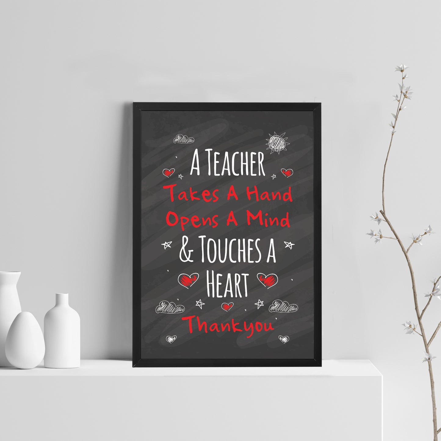 Teacher Print Leaving Gift Thank You Gift For Teacher Assistant