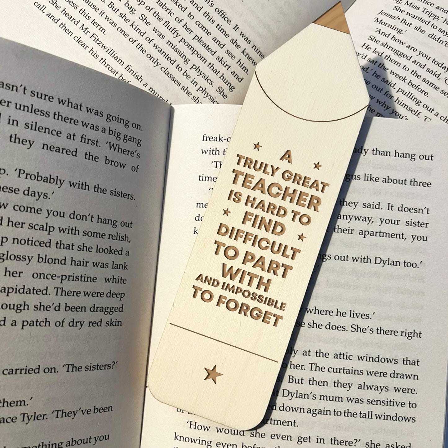 Teacher Gifts For Men And Women Poem Wood Bookmark Thank You