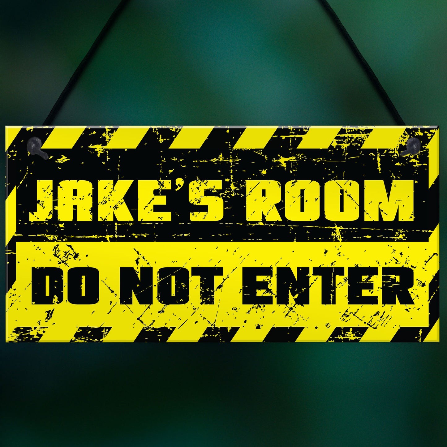 Personalised Boys Bedroom Sign DO NOT ENTER Funny Gift