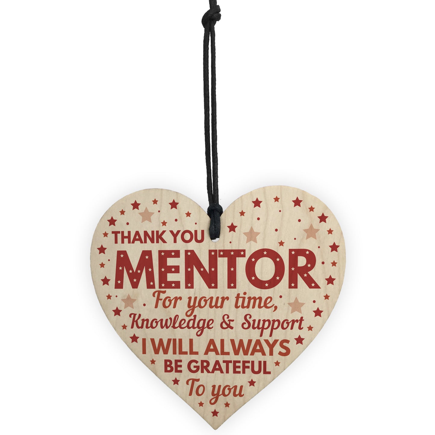 Thank You Gift For Teacher Mentor Wood Heart Sign Leaving Gifts