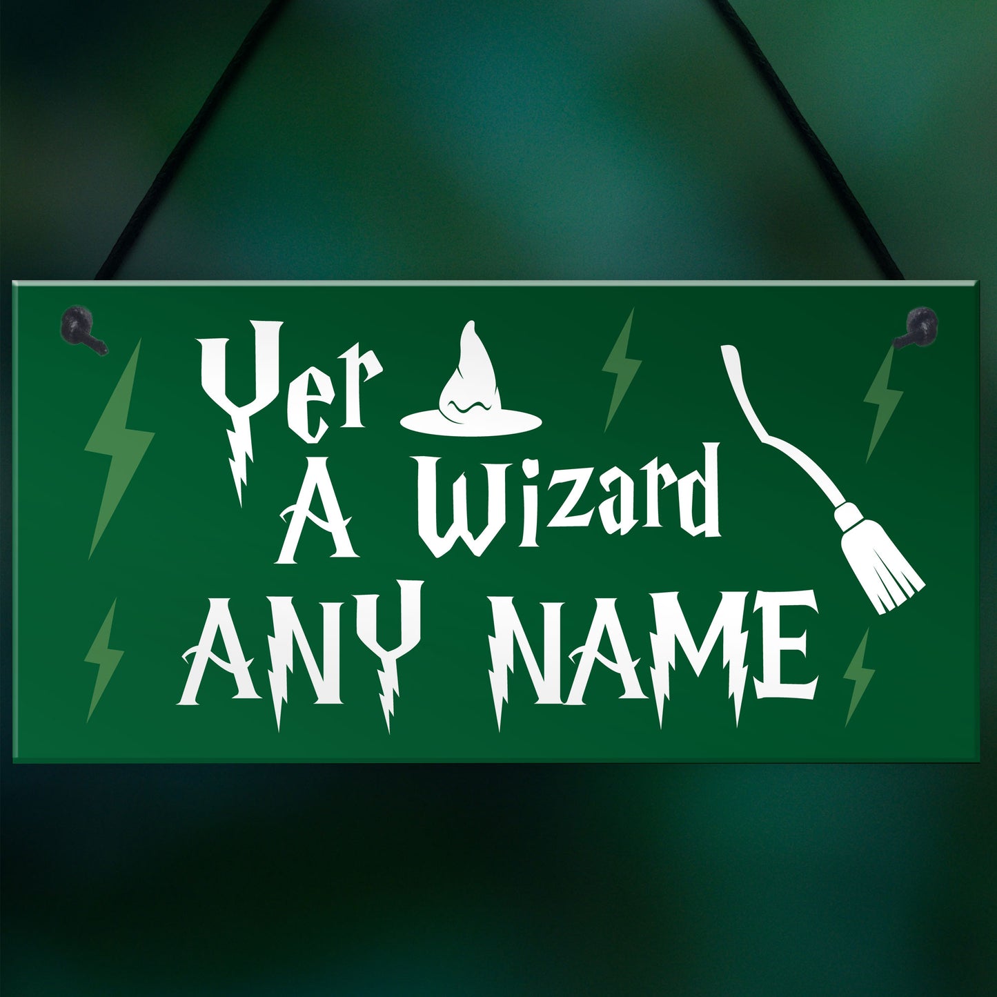 Personalised Wizard Bedroom Sign Magic Theme Gifts For Him Her