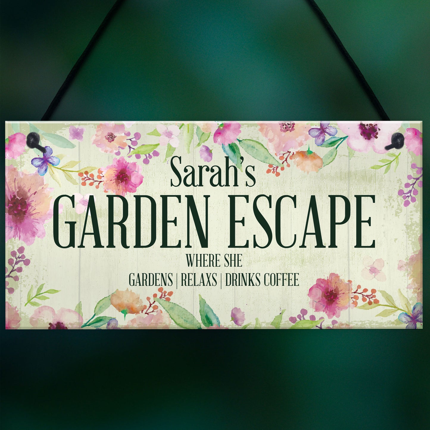 Garden Signs And Plaques For Outdoors Funny Personalised