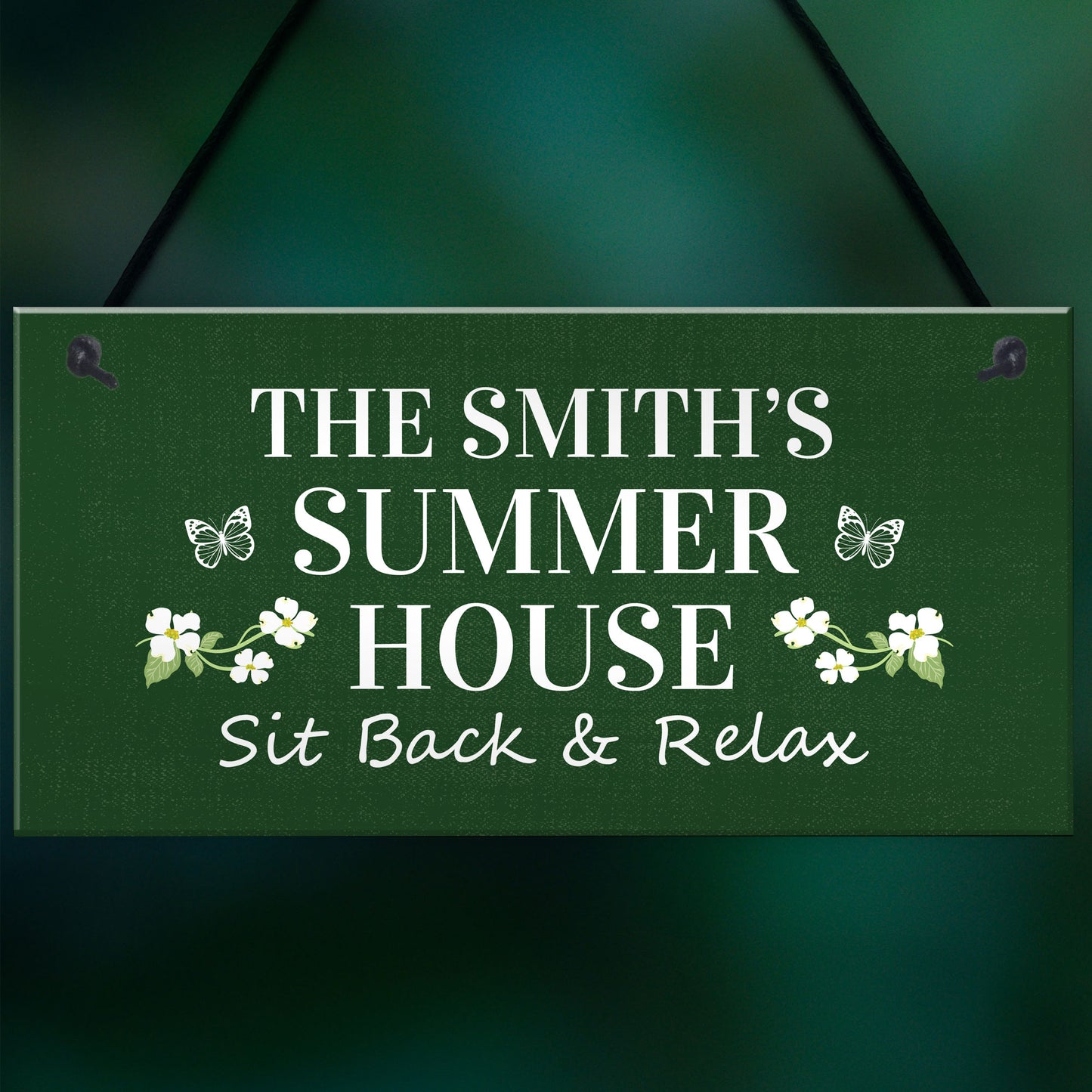 Summer House Personalised Decor Sign Garden Shed Home Decor