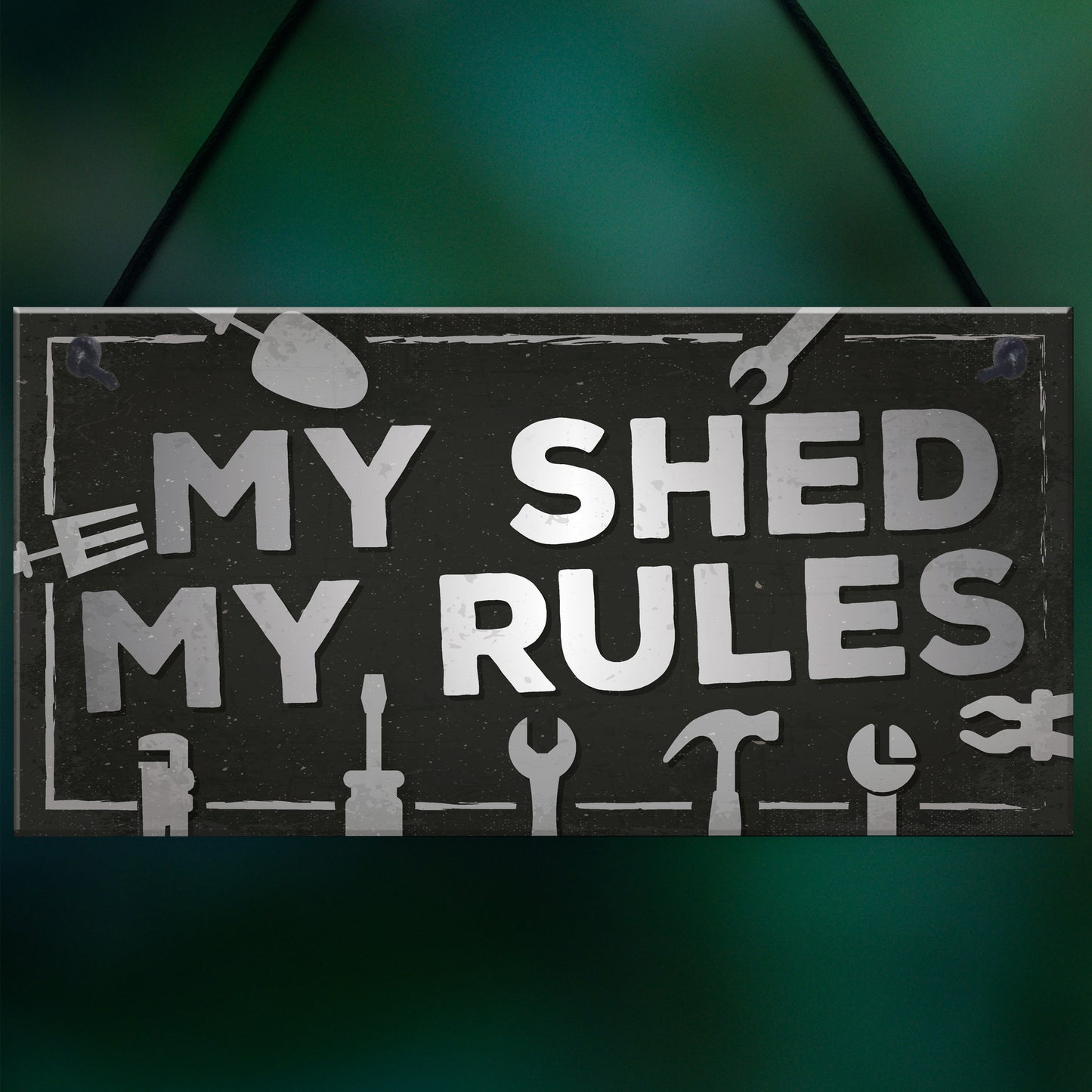 My Shed Sign Garden Shed Man Cave Garage Shop Plaque Dad Gift