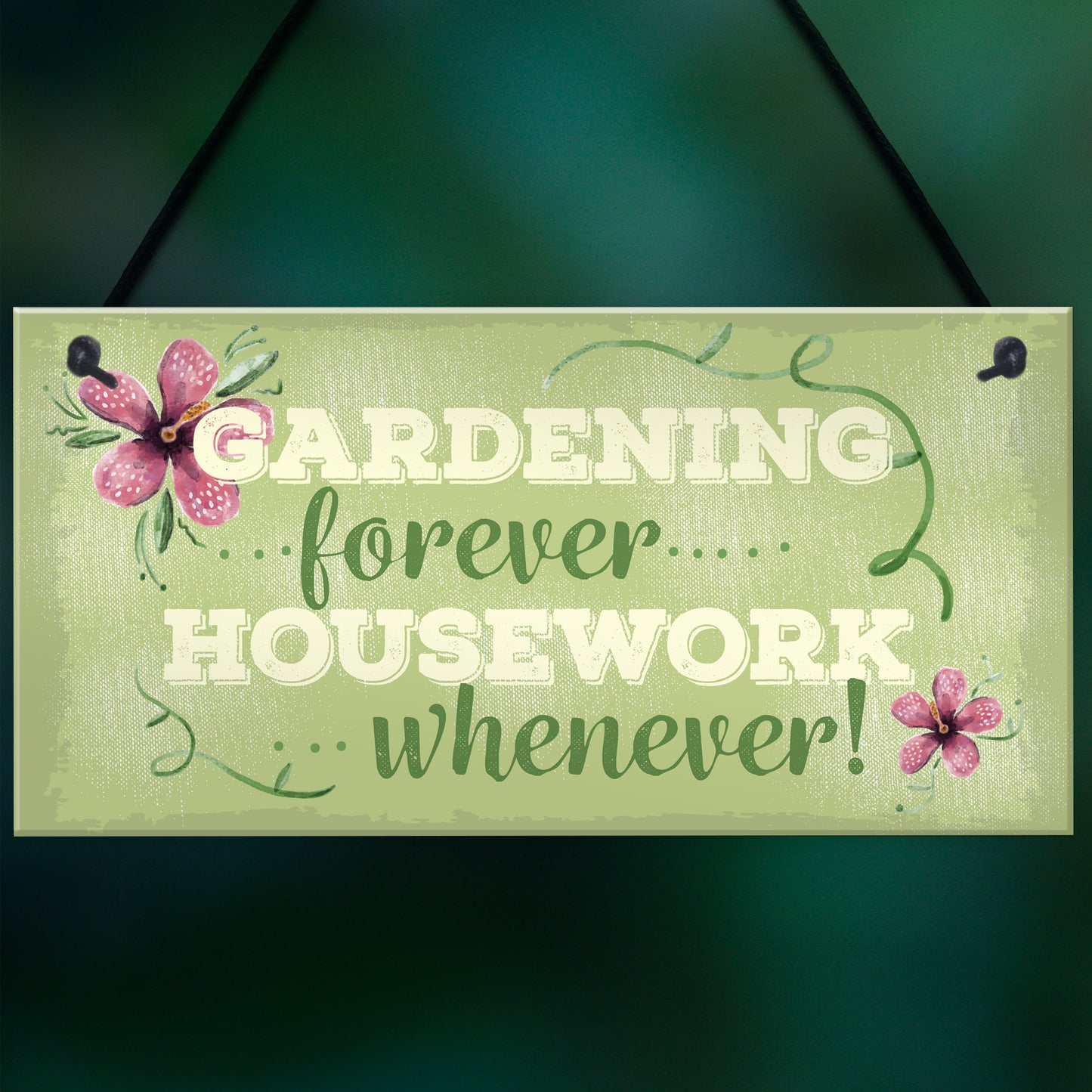 Gardening Forever SummerHouse Sign Garden Shed Mum Nan