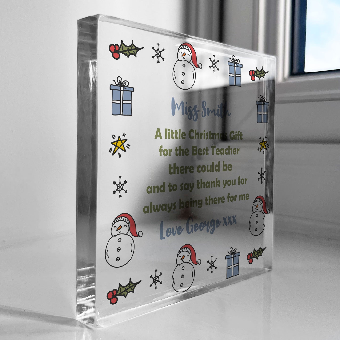 Best Teacher Gifts For Christmas Personalised Teacher Gifts