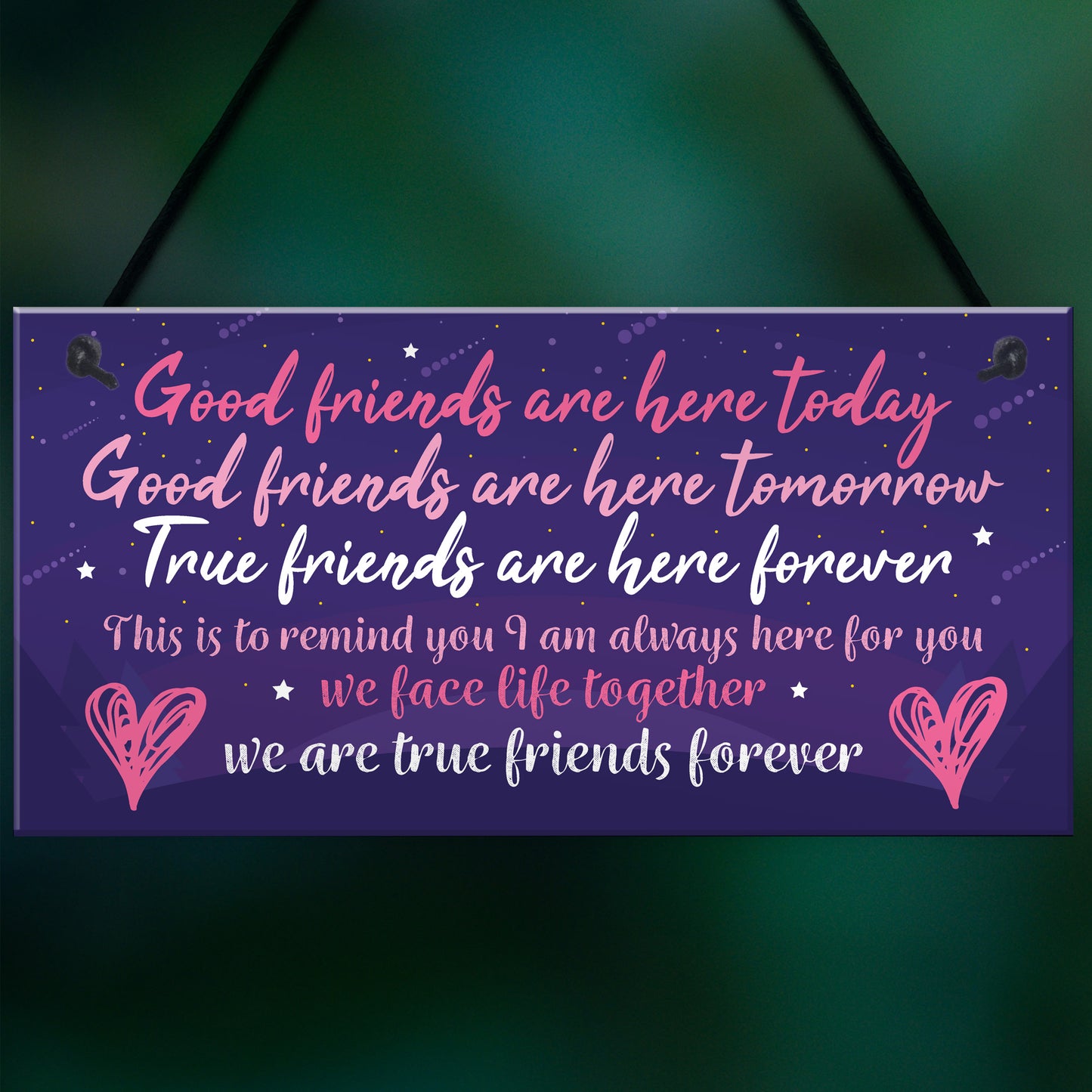 Special Friendship Plaques Birthday Christmas Gifts For Her Sign