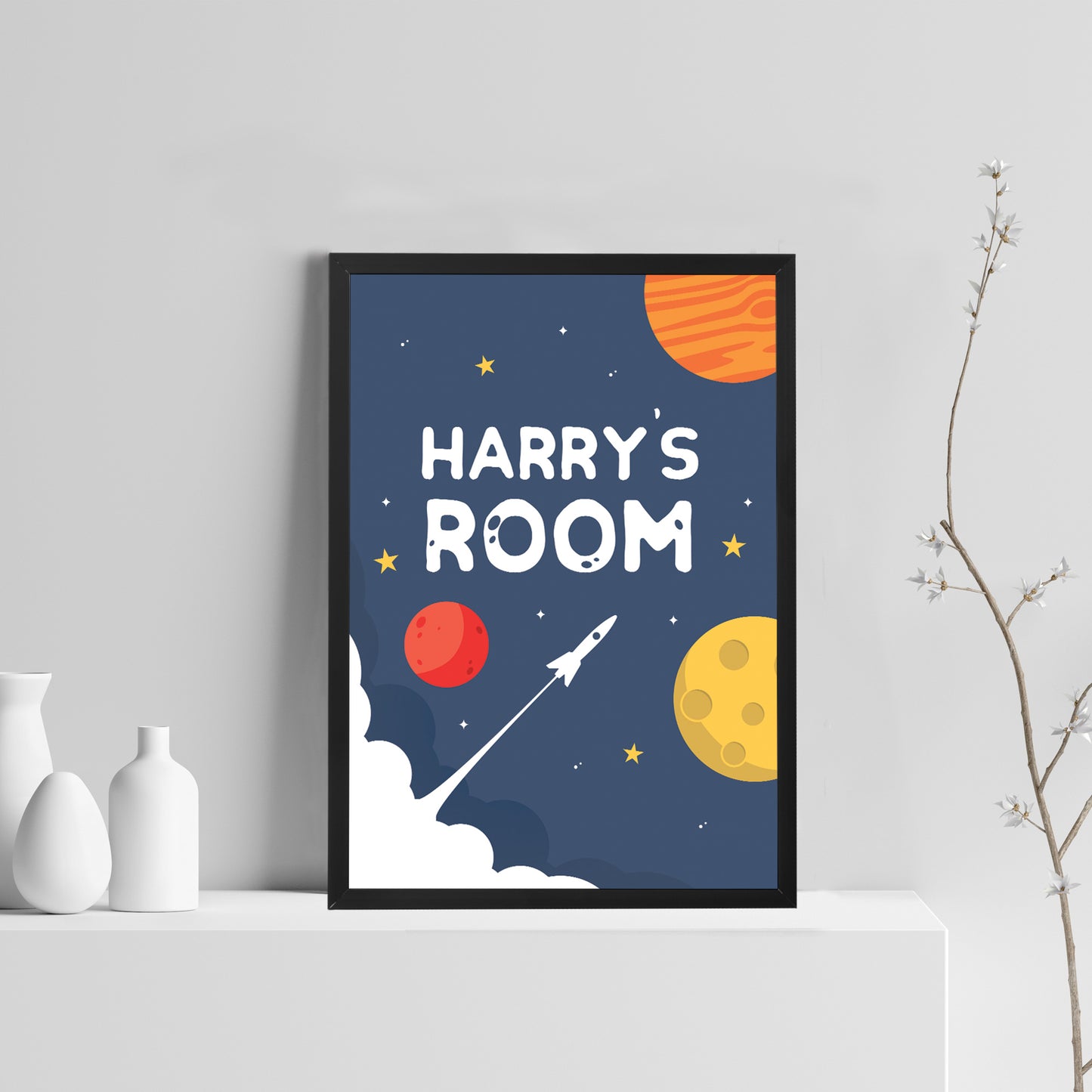 PERSONALISED Bedroom Sign Boys Bedroom Decoration Nursery Gift