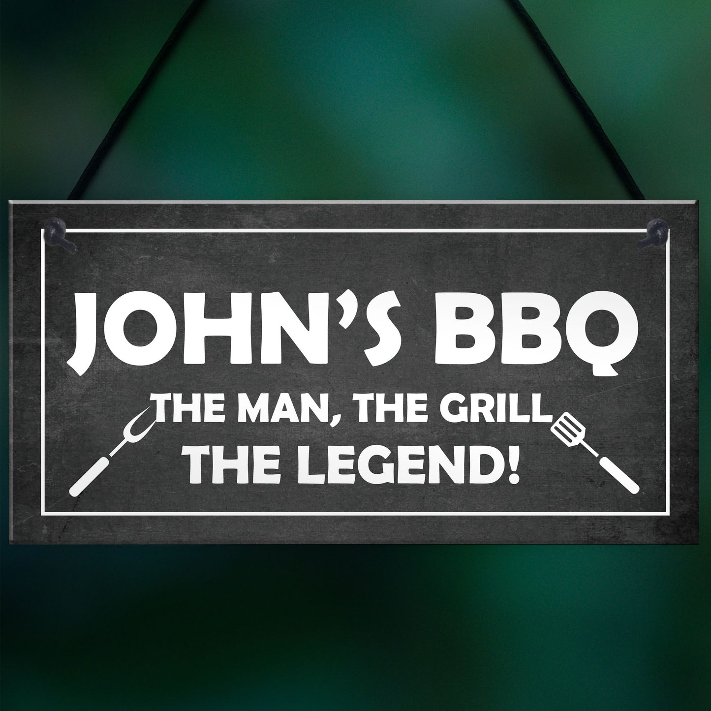 Personalised BBQ Signs And Plaque For Outdoor Funny Gift For Men