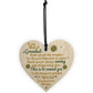 Grandparents Gifts Grandad Grandpa Grandma Nan Wooden Heart