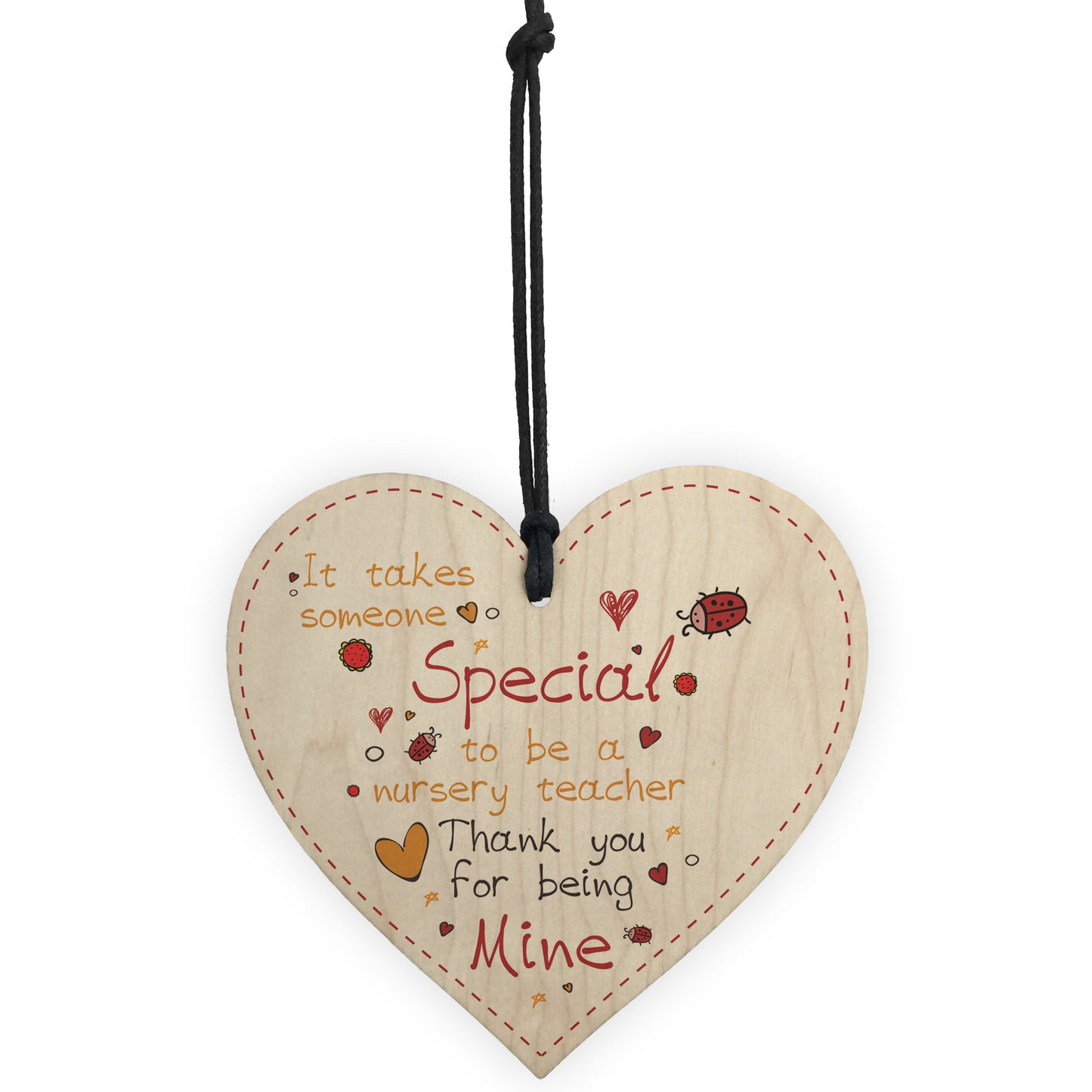 Nursery Teacher Leaving Nursery Heart Plaque Preschool Thank You