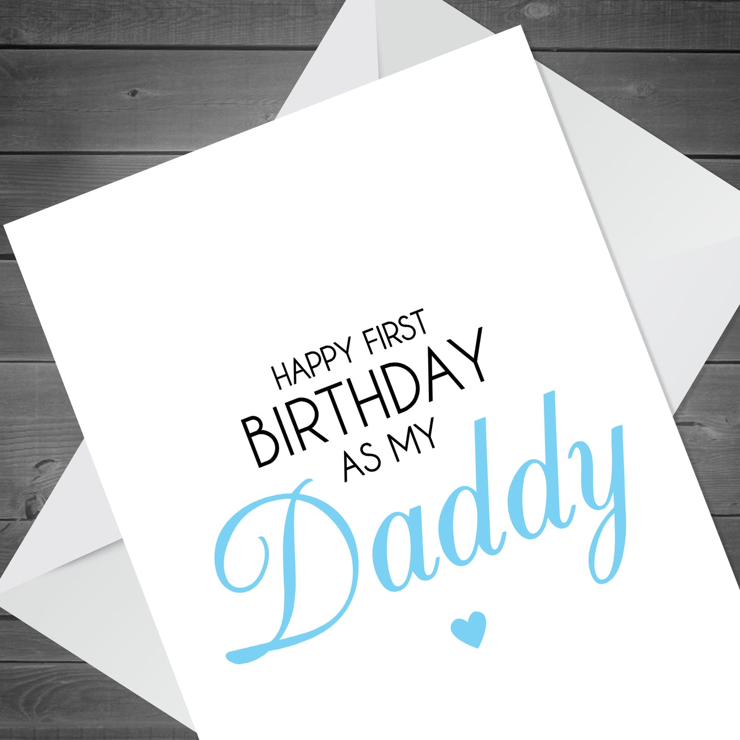 Red Ocean 1st Birthday Card For Daddy Greetings Card Daddy Card