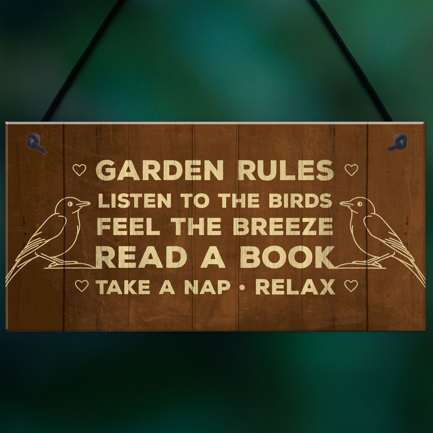 Garden Plaque For Outside Garden Summerhouse Sign Hanging