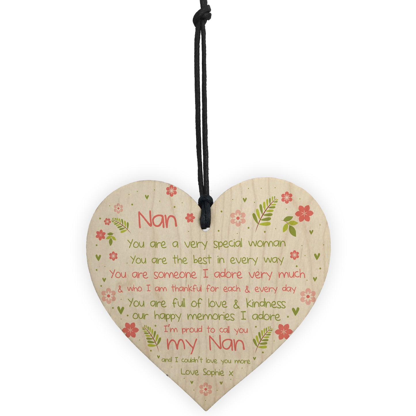 Nan Gift From Grandchildren Personalised Birthday Christmas Gift