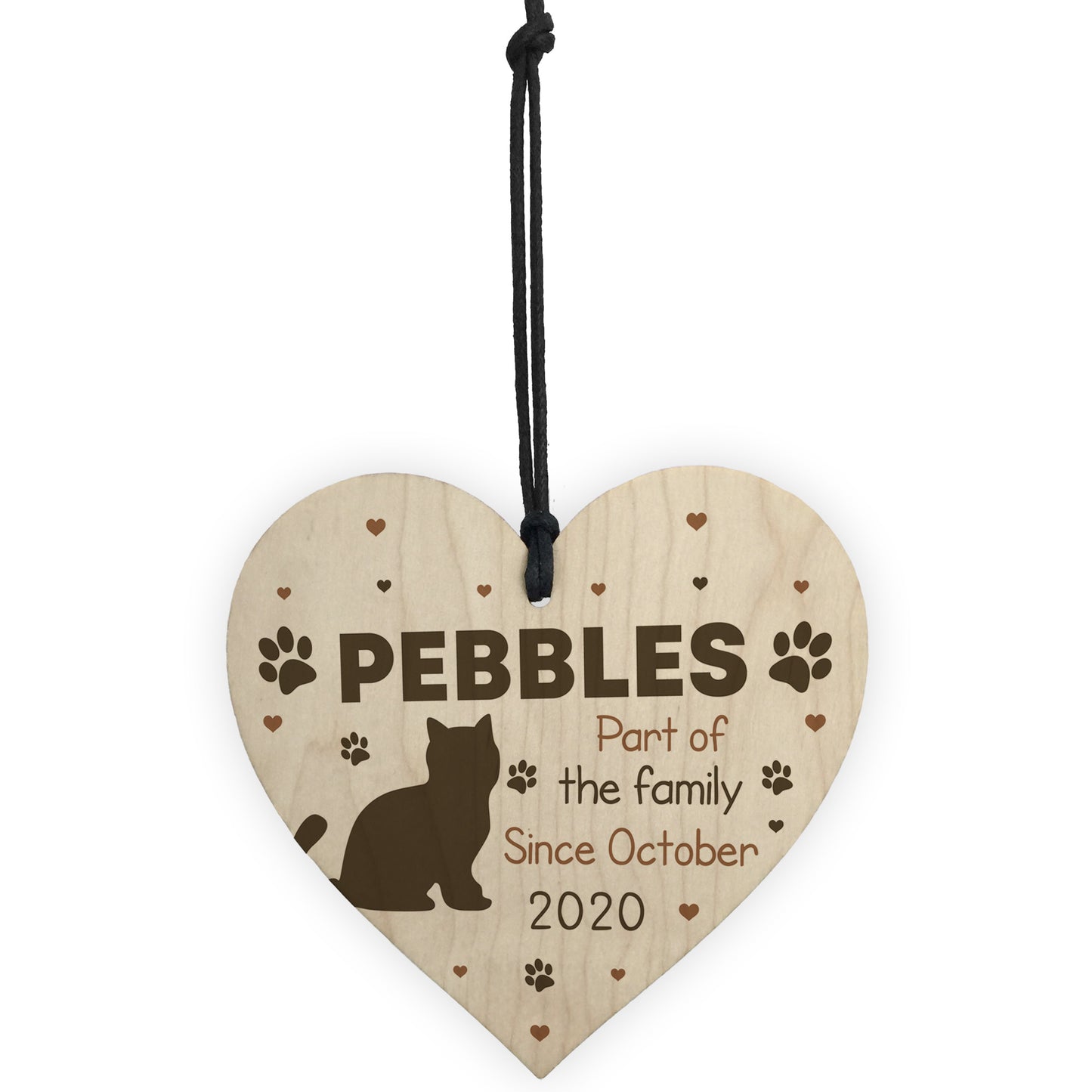 Personalised Cat Sign For Home Pet Gift Cat Lover Gift Home Sign