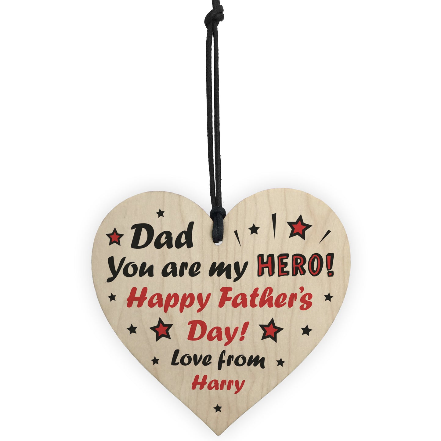 Novelty Fathers Day Gift For Dad Personalised Superhero Gift