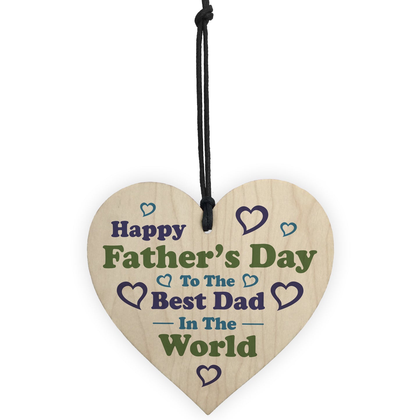 Fathers Day Gift For The Best Dad Wood Heart Dad Gift