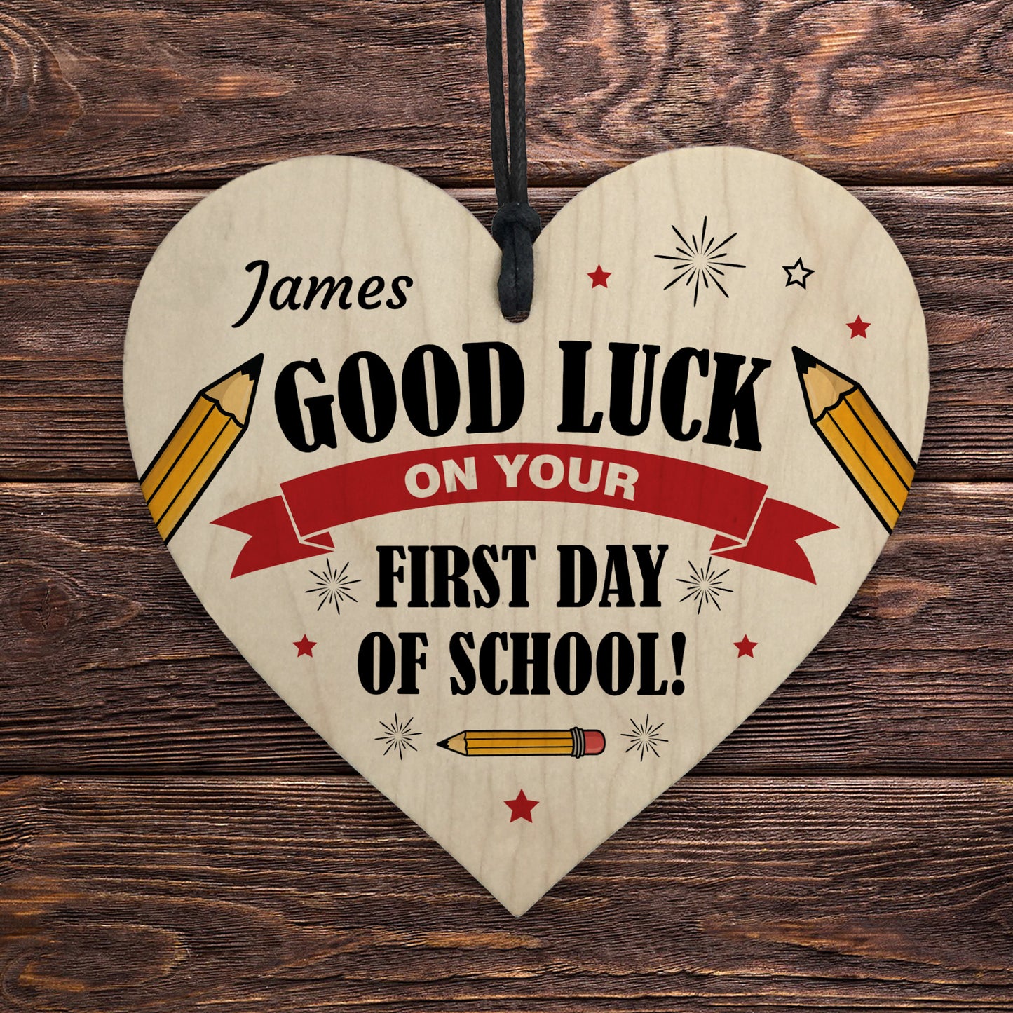 PERSONALISED First Day of School Good Luck Gifts Back To School