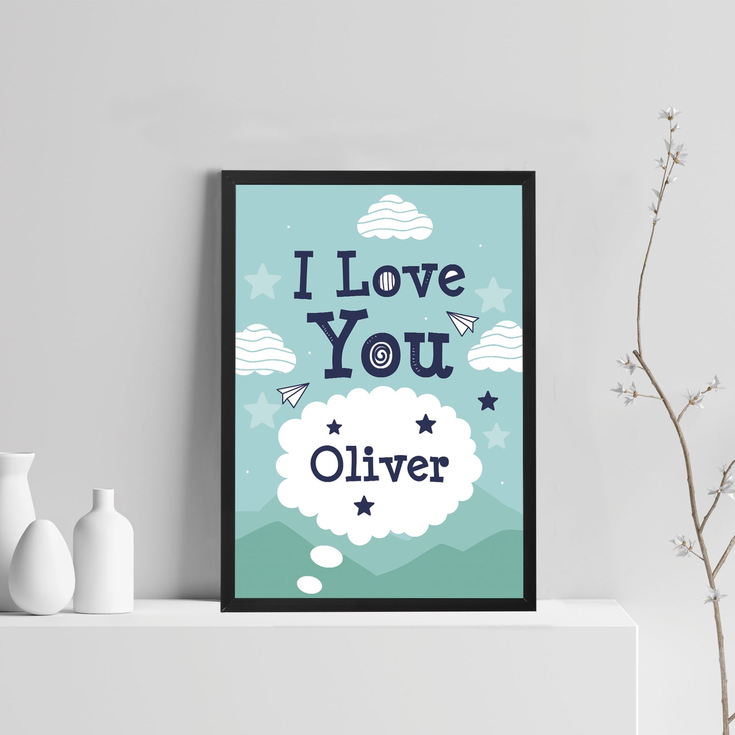 PERSONALISED Nursery Wall Art Nursery Decorations Boys Bedroom