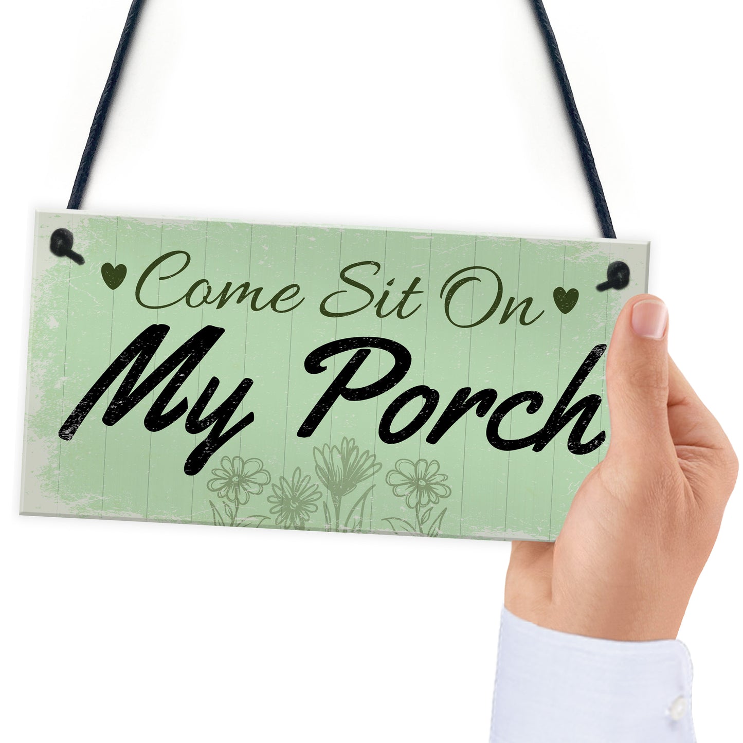 Garden Sign Come Sit Shabby Chic Wall Signs Garden Shed Plaques