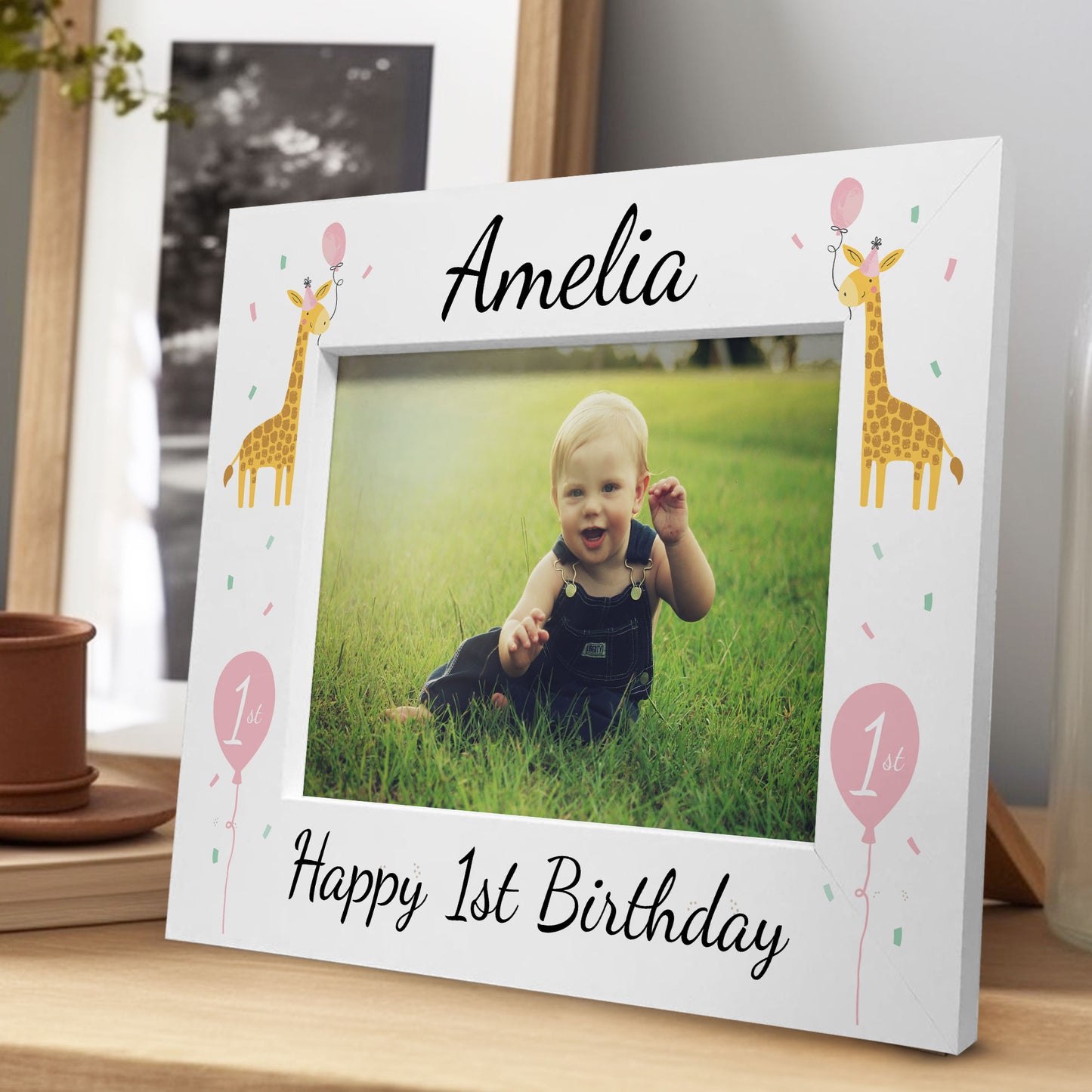 Personalised 1st Birthday Gift Frame First Birthday Daughter