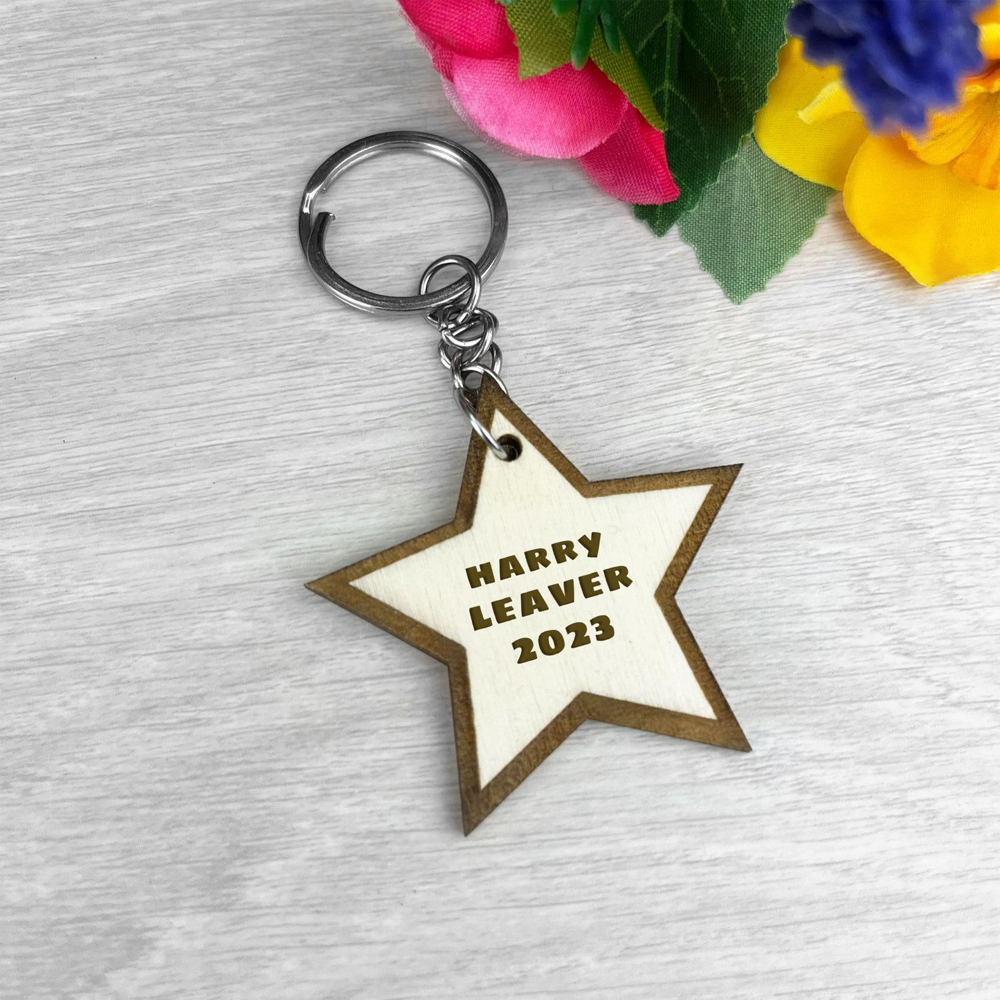 School Leaver Class of 2023 Keyring Gifts Teacher Pupil Star