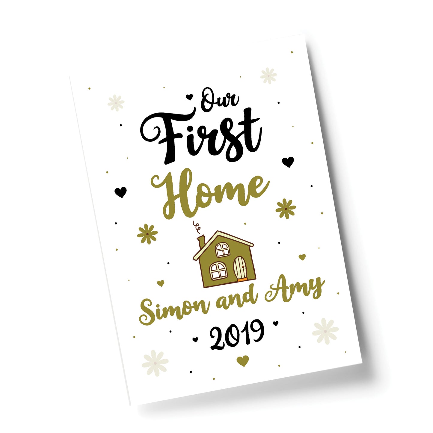 First Home Gift Personalised Print House Warming Gift Congrats