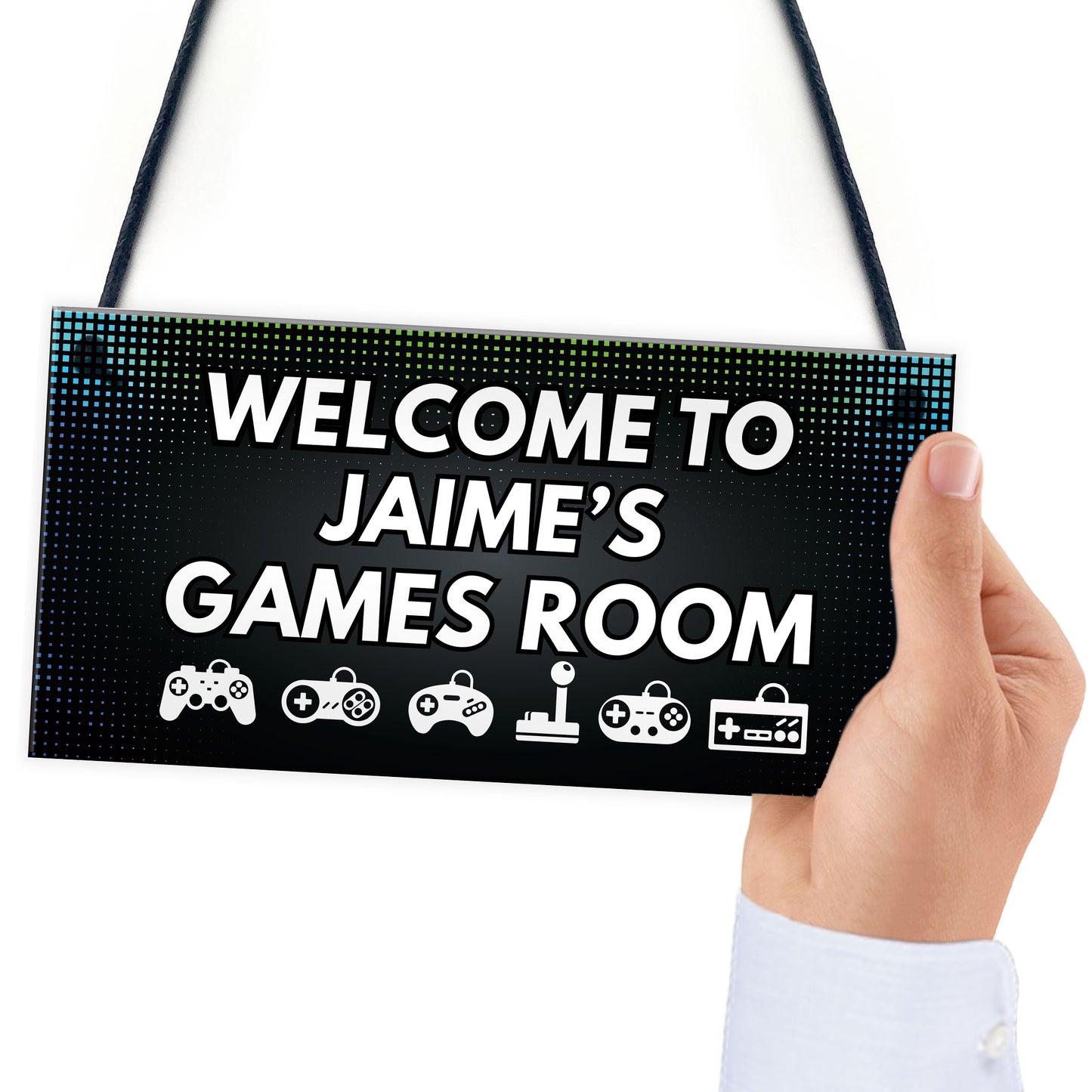 Games Room Personalised Sign Gamer Gaming Birthday Gift