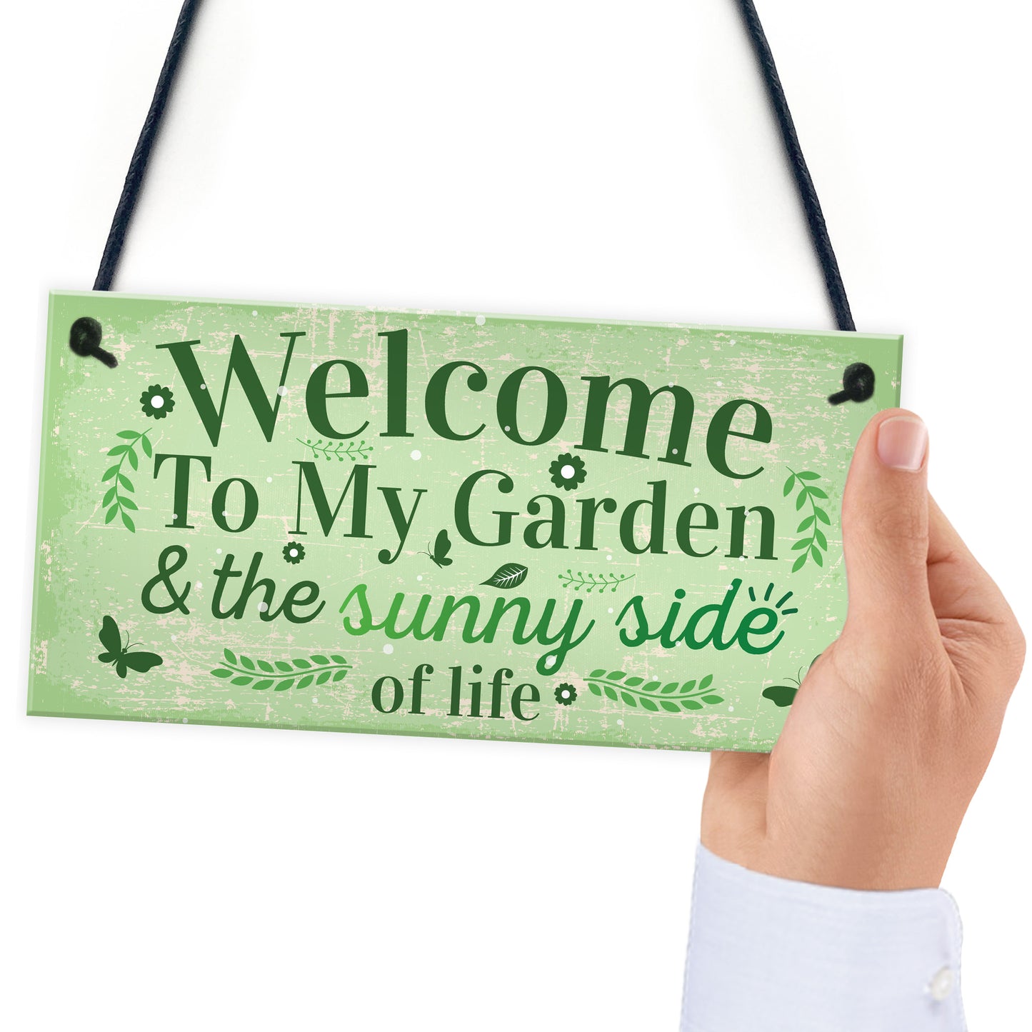 Welcome To My Garden Plaque Outdoor Shed Sign Friendship Gift