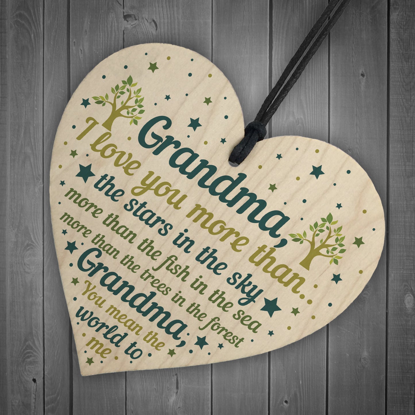 Grandma Gifts For Birthday Christmas Grandma Gifts Wood Heart