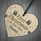 New Home Gift Personalised 1st Christmas Tree Decoration Heart
