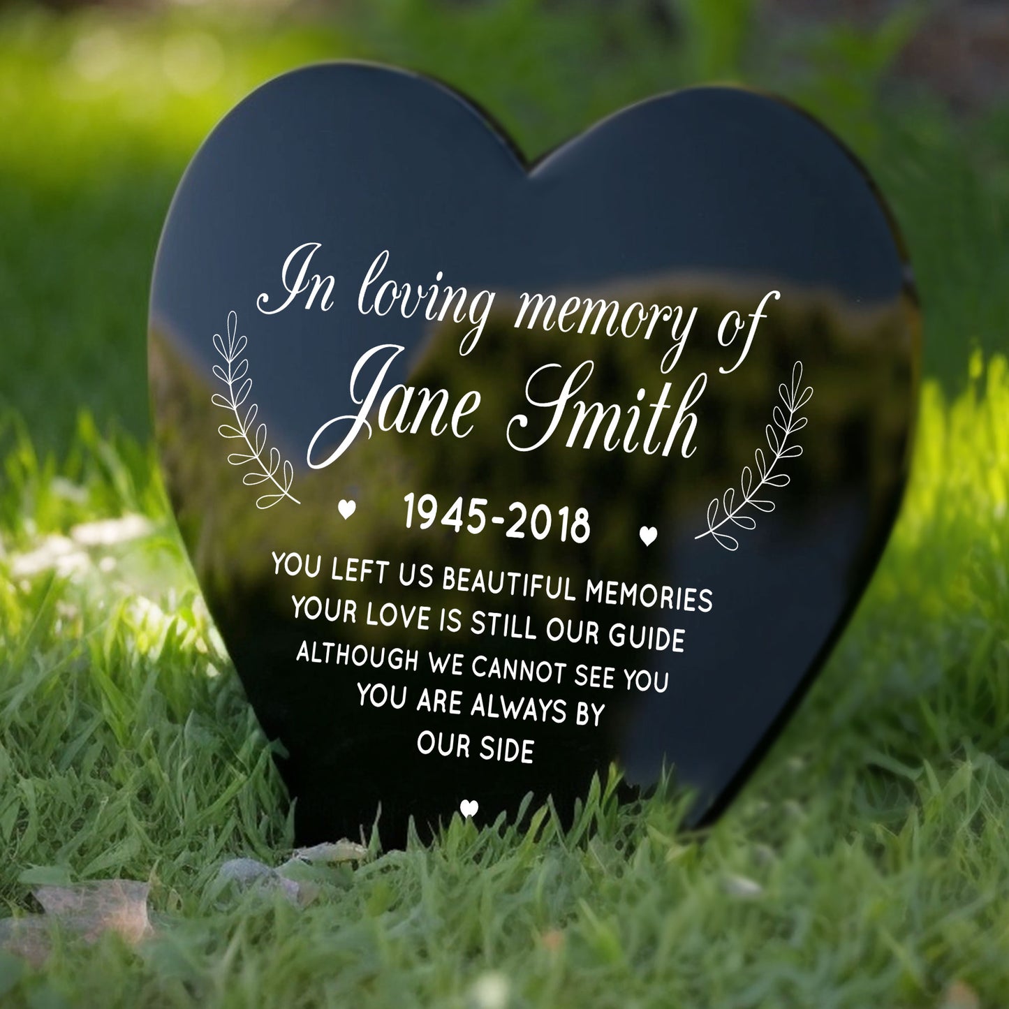 Memorial Stake Grave/Tree Marker Cremation Personalised Plaque