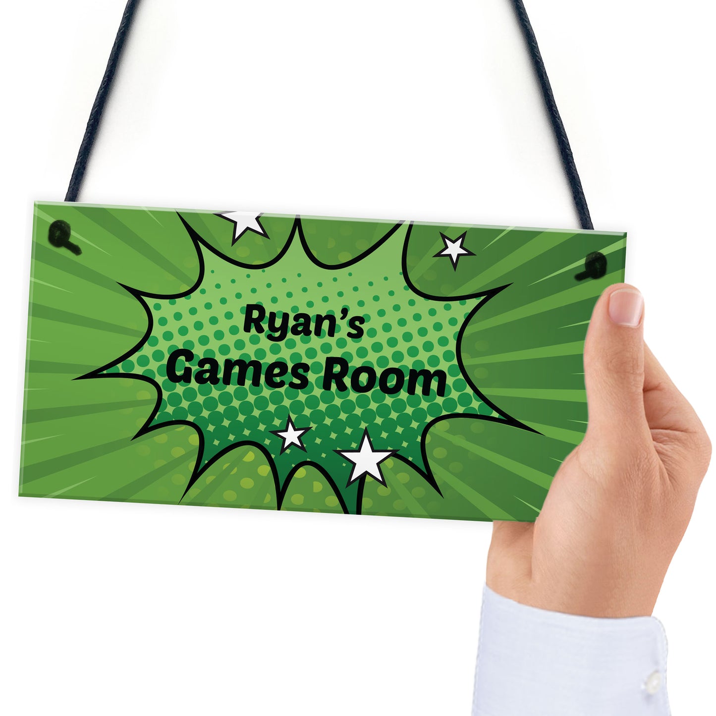 Games Room Sign PERSONALISED Gift For Gamer Bedroom Sign